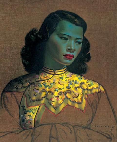 Chinese Green Lady by Vladimir Tretchikoff
